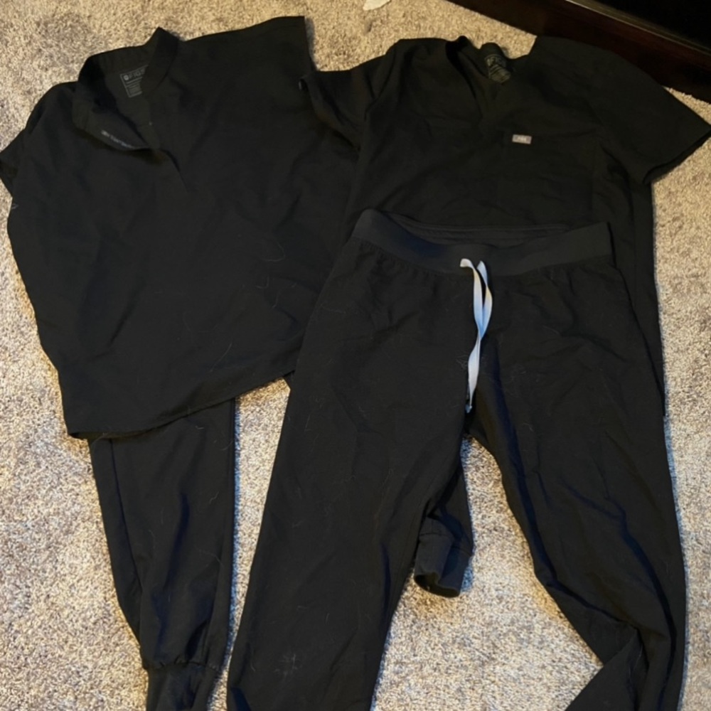 Figs Brand Black Scrubs